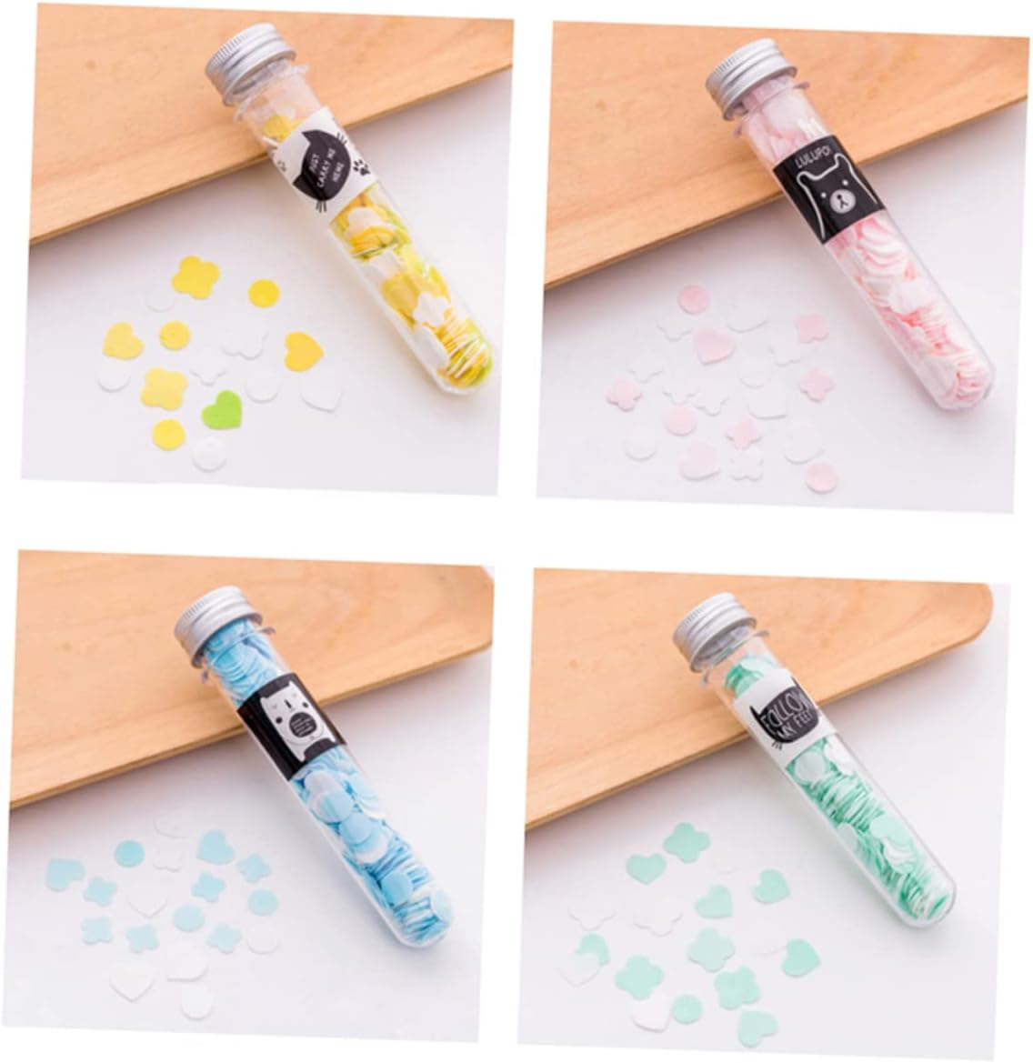 Yardwe 12Pcs Portable Soap Sheets Travel Soap Paper Flakes for Outdoor Hand Washing Disposable Confetti image number 6