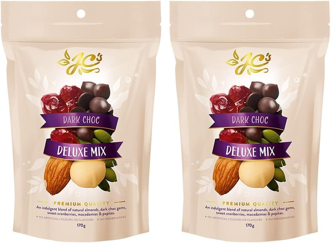 J.C.'S Quality Foods Dark Choc Deluxe Mix, 170 G