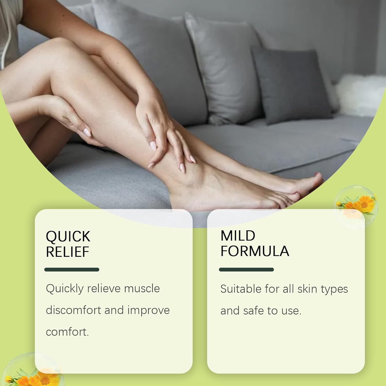 Miracle Balm, Natural Ingredients Soothing Cream for Legs Arms & Back Long Lasting Comfort, Skin Friendly Moisturizing Body Massage Balm for Men Women, Plant Extracts Herbal Cream (6PCS) - 1Pcs image number 7