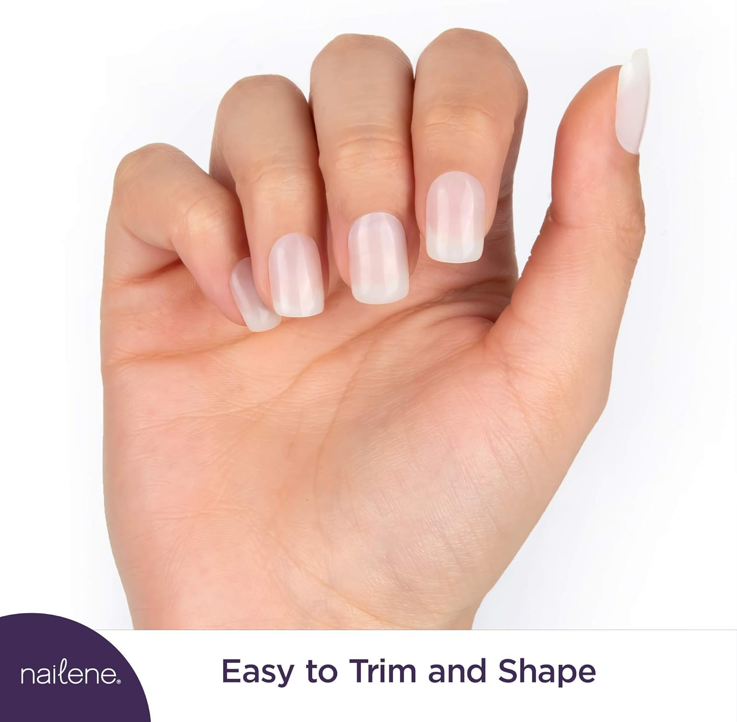 Nailene so Natural Full Cover Undecorated Nails and Tips (Pack of 216)