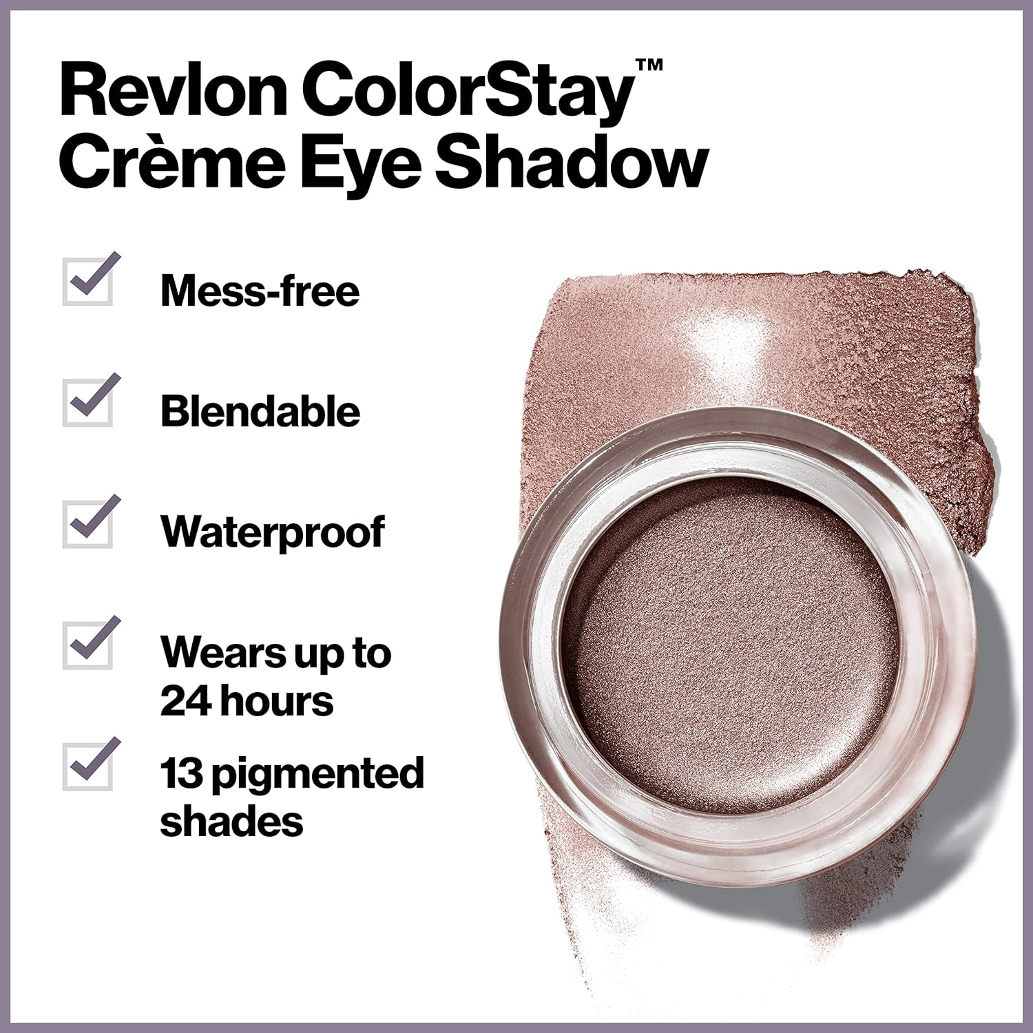 Revlon Colorstay Cr&egrave;me Eye Shadow, Chocolate image number 1