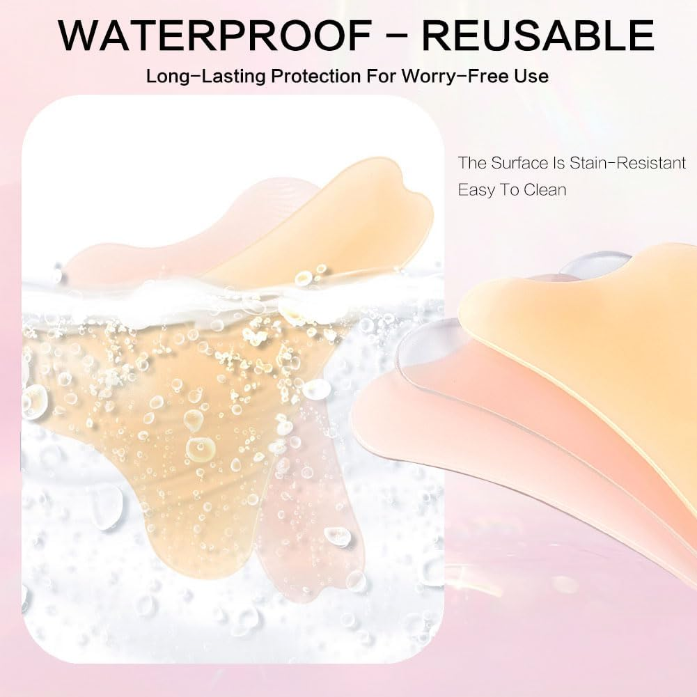 Waterproof Swimming Pads for Women, Soft Private Patches, Panty Liners Swimsuits and Lingerie Panty Liner/Barrier(5Pack) (Light Yellow) image number 4