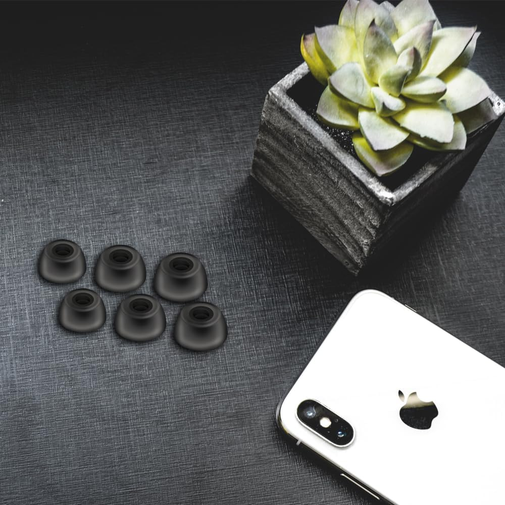 Replacement Eartips Compatible with Jabra Elite 75T/ 65T/ Active/ 7 Pro/Elite 3/ Elite 4 Earbuds, Silicone Earbuds Eartips Buds Cover Set image number 1