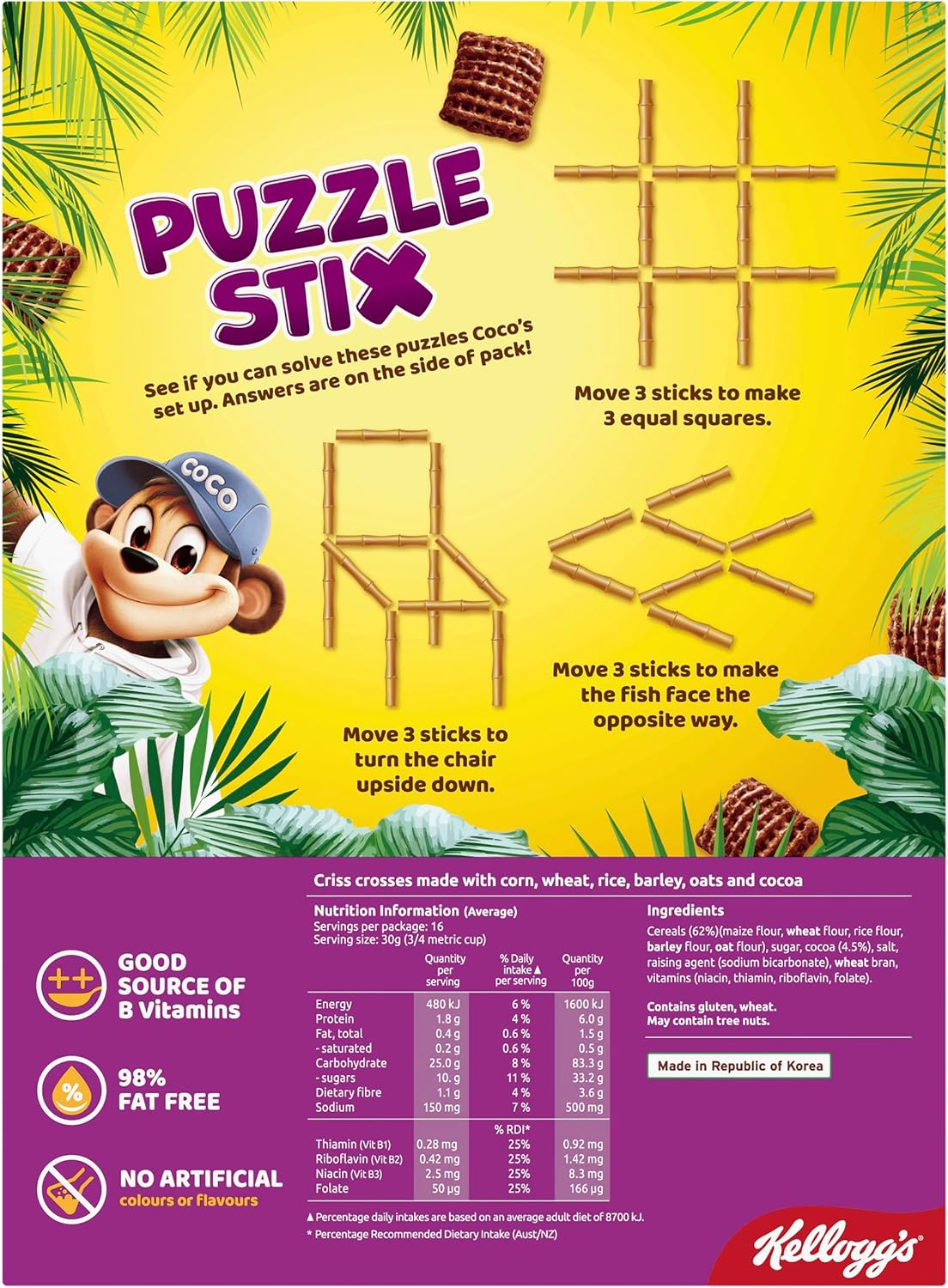 Kellogg'S Coco Pops Chex Chocolatey Breakfast Cereal, 500G image number 2