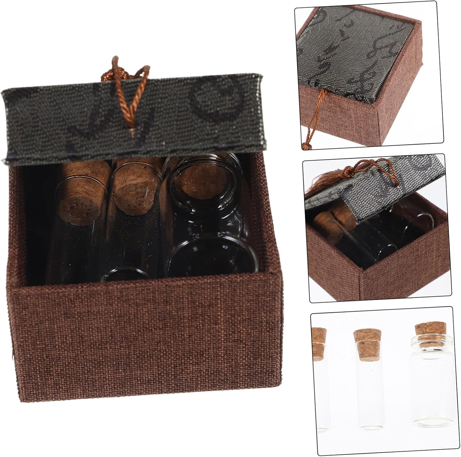 Zerodeko Lanugo Storage Bottle Diy Keepsake Holder for First Tooth Collection Boy Girl Teeth Preserver Case Cartoon Box for Boys and Girls Random Style image number 1