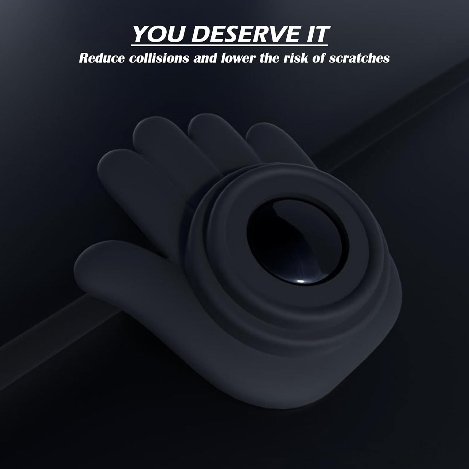 10PCS Car Door Shock Absorber Thickened,Self-Adhesive Door Cushion Shock Absorbers with Soundproof Distinctive Palm Design,Anti-Collision Car Doors Slam Stopper Cars Accessories image number 1