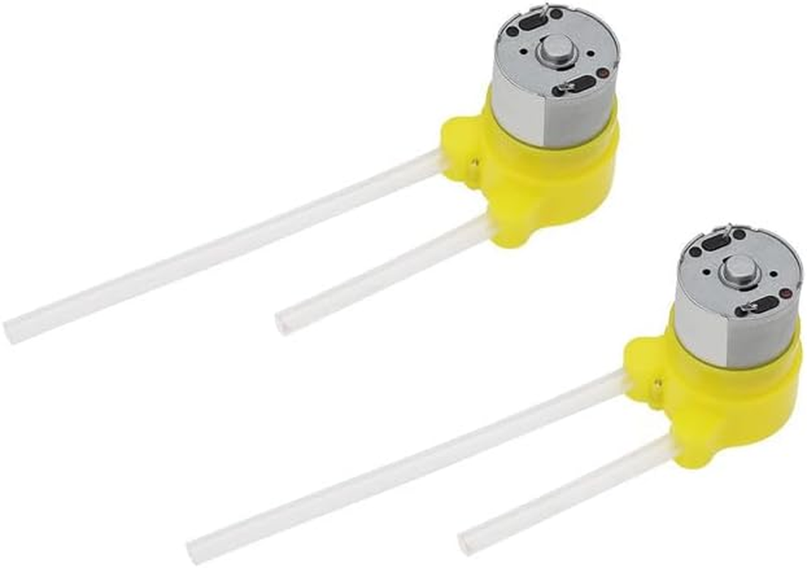 WADY 2Pcs 12V DC Peristaltic Dosing Pump, 60Ml/Min Low Flow Liquid Transfer Pump with Quick Connector for Aquarium, Laboratory Analytical Equipment, Small Precision Dosing Head image number 5