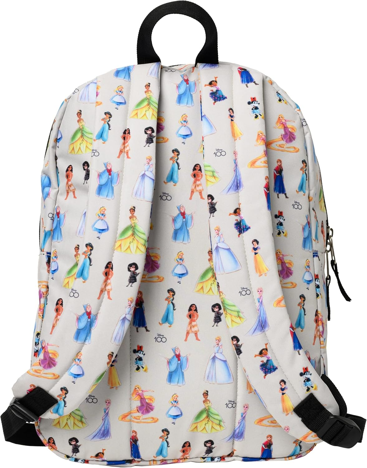 Disney 16" Laptop Backpack Cargo Pocket D100 Princess Minnie Mouse AOP, Multicolor, 16", Front Pocket