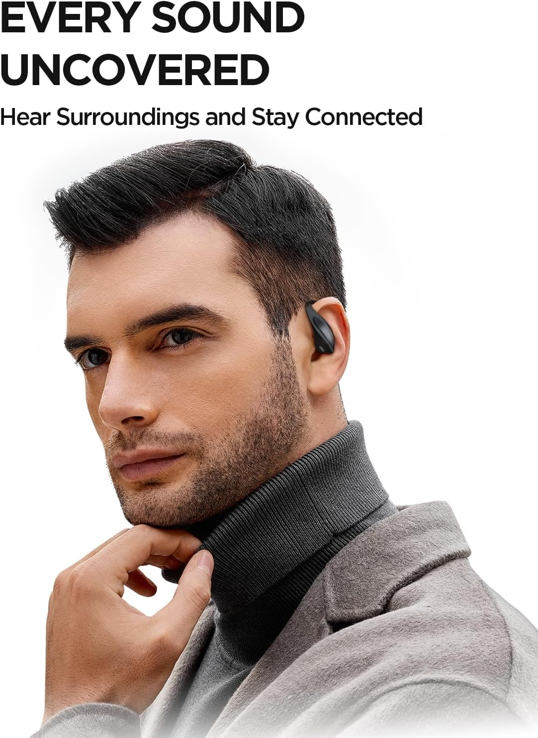 1MORE S70 Open Ear Earbuds, Bluetooth 5.3 Headphones, Wireless Earphones with 4 AI ENC Call Noise Reduction, Enhanced Bass, 6 EQ Setting, IPX5, 40H, Ultra-Light Comfort for Running, Training Etc image number 5