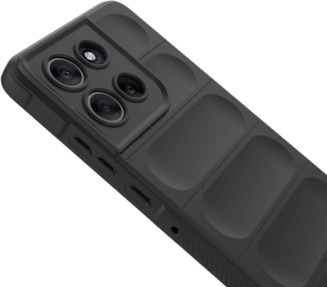 GOKEN Case for Motorola Moto G86 Power, Flexible Soft Silicone Cover with Anti-Slip Grip, Shockproof Protection, and Sleek Pure Colour Design -Dark Blue - Green image number 2