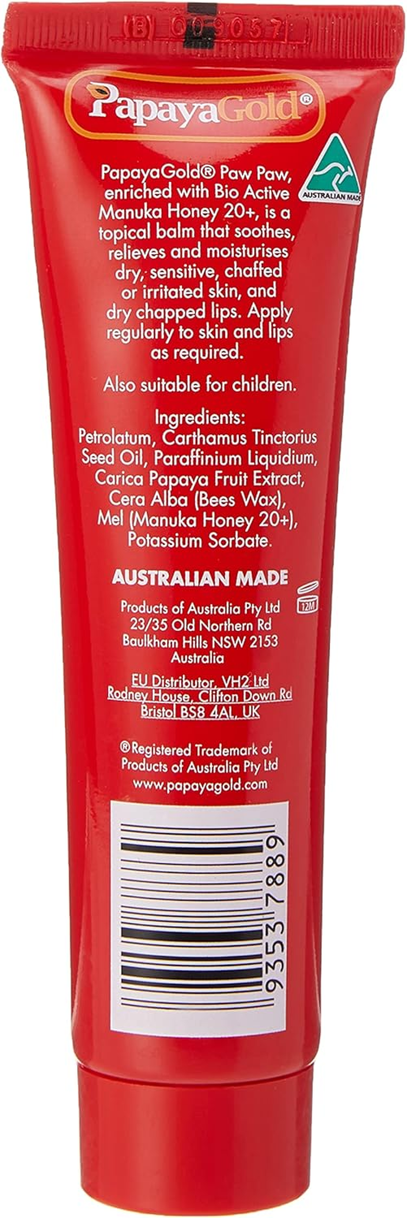 (25G) - Papayagold Paw Paw Moisturising Balm image number 1