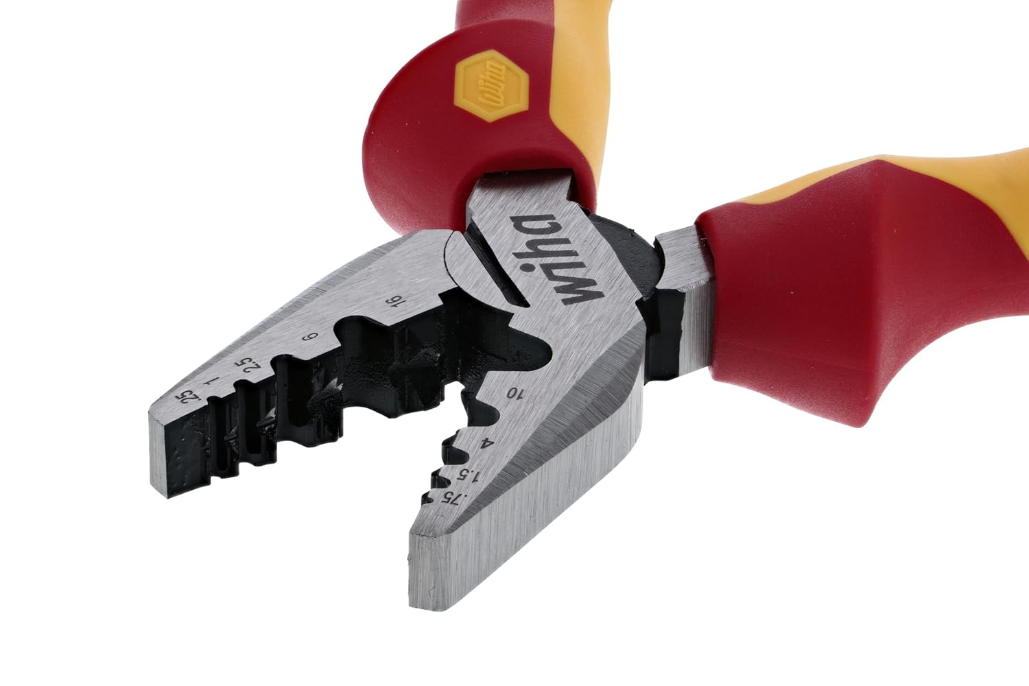 Wiha 32945 7-Inch Insulated Industrial Crimping Pliers image number 6
