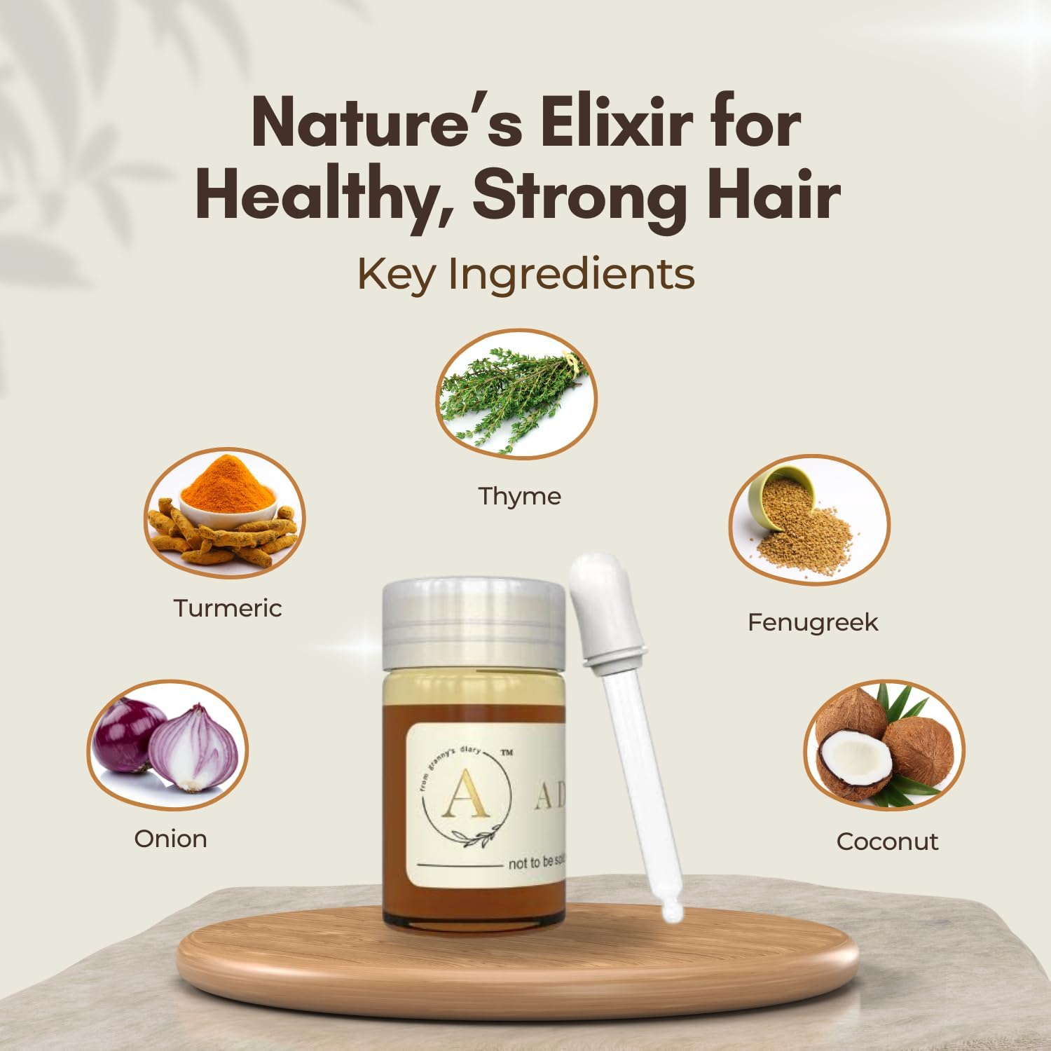 Adhyay Overnight Scalp Oil| 6 Week Therapy Enriched with Goodness of Almond, Turmeric, Onion and Blackseed! image number 5