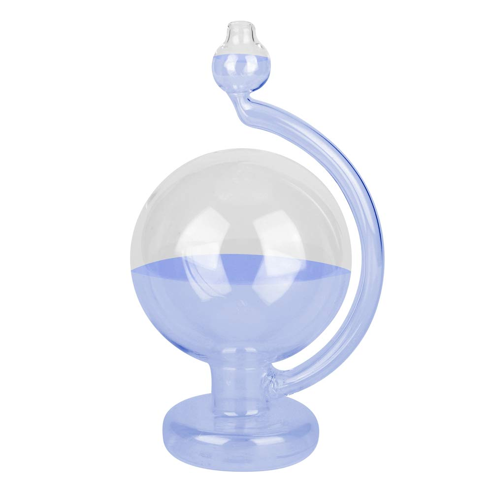 Creative Weather Forecast Glass Bottle for Predicting Next Day'S Weather Condition Blue