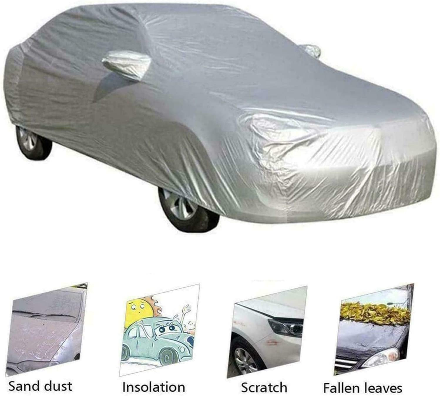 XXL Car Cover UV Resistance anti Scratch Dust Dirt Full Protection