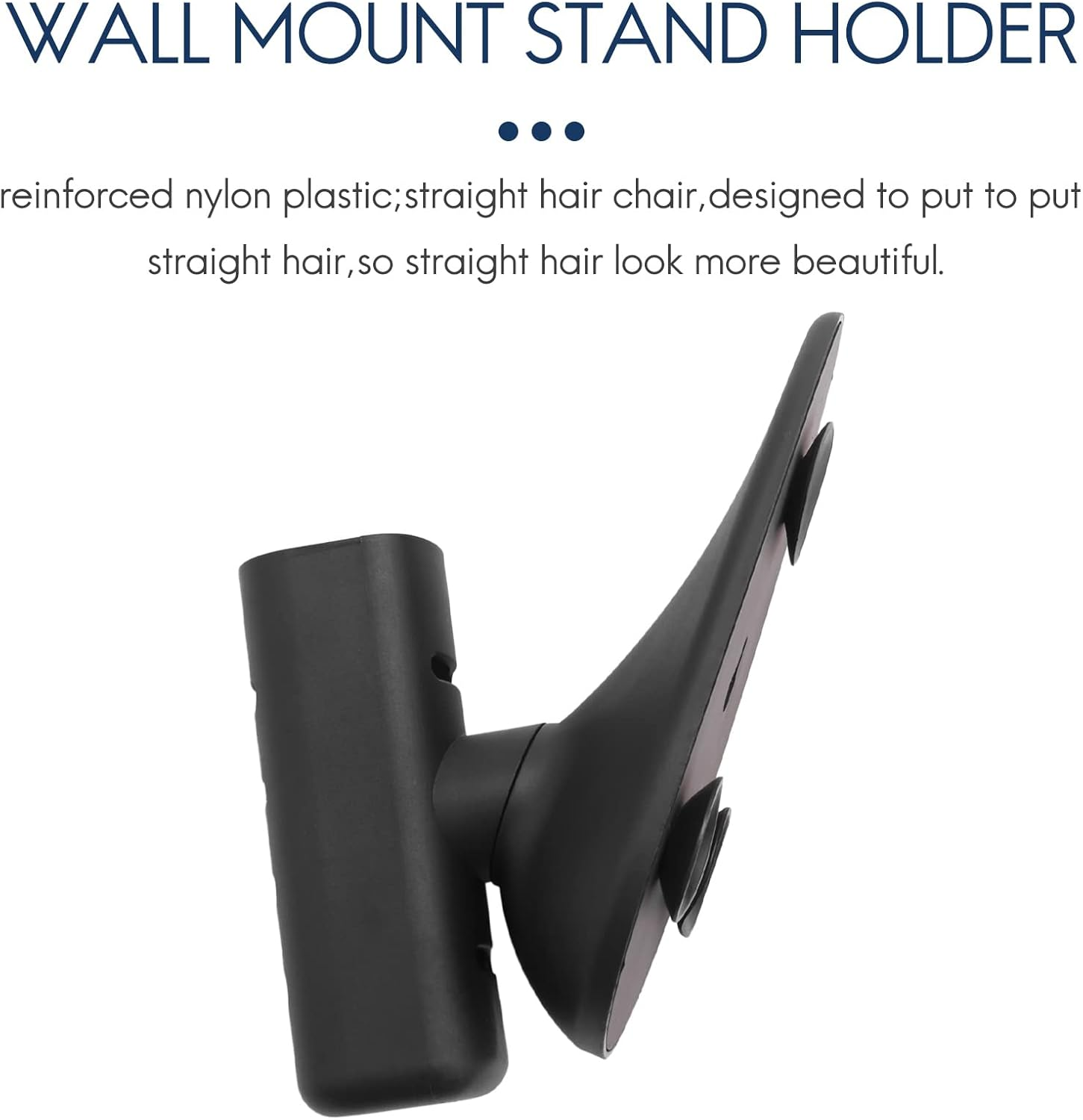 Barber Salon Hair Flat Straighteners Iron Suction Cup Wall Mount Stand Holder image number 5