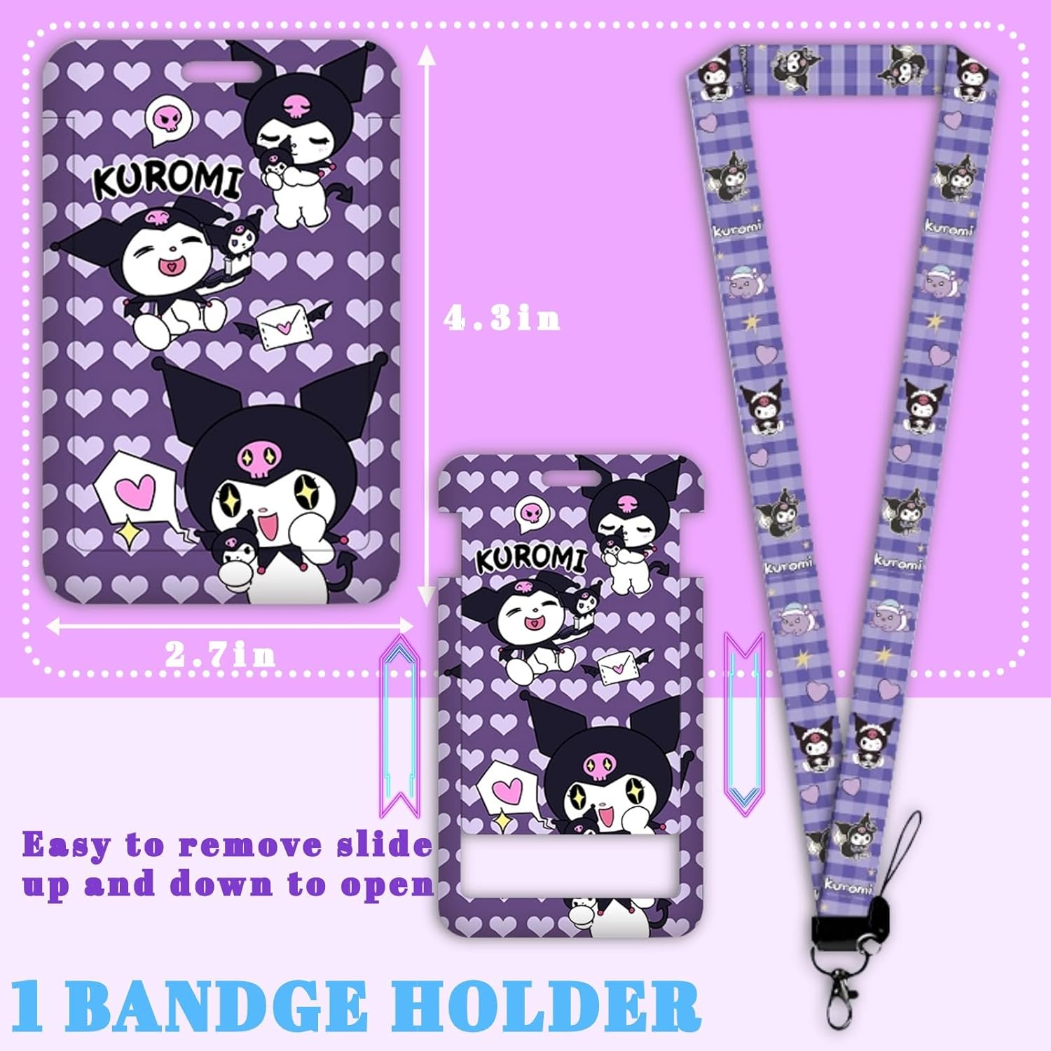 School Supplies Set Cute Stationery Gift Set Kawaii Back to School Including A5 Notebookpencil Casepens,Stickers,Id Badge Holderruler Eraser Perfect Easter Birthday Gifts for Kids image number 6