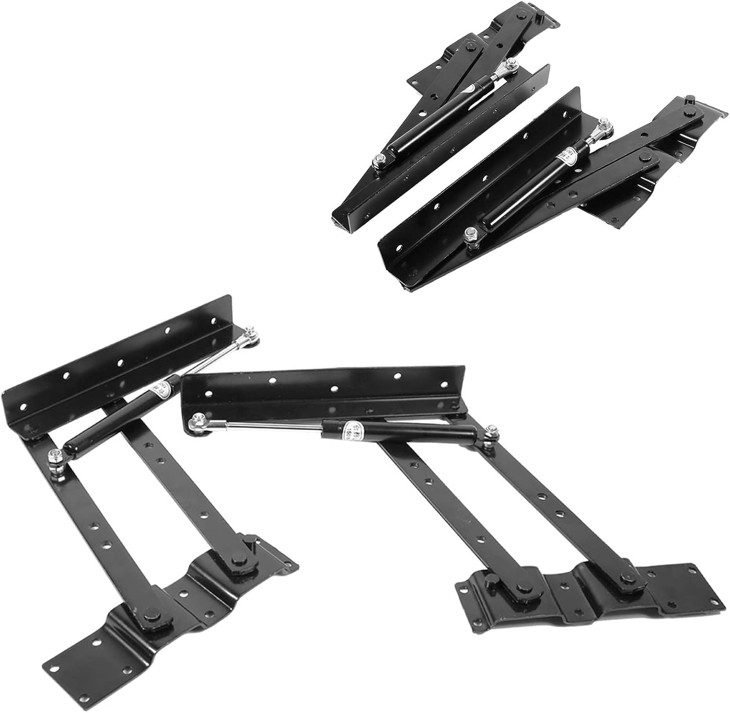 Fafeicy 2X Practical up Coffee Hydraulic Hinge, Coffee Table Lifting Frame Table Mechanism Hardware Top Lifting Frame Furniture image number 2