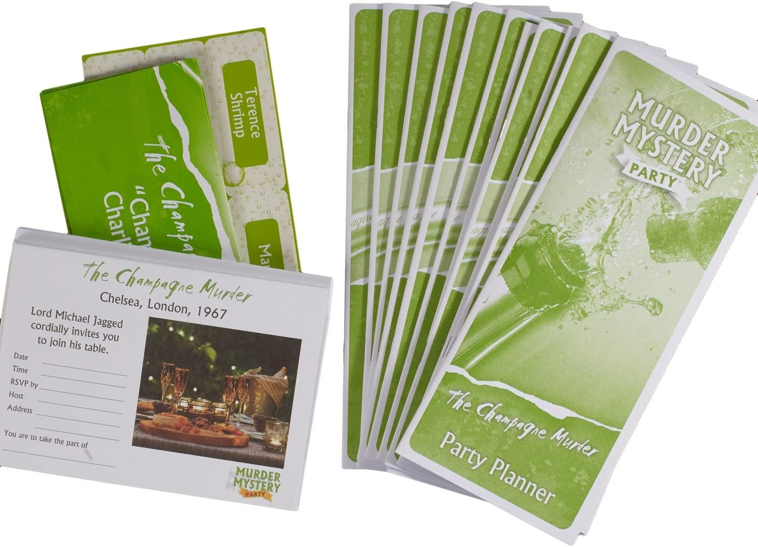 Murder Mystery Party Game &ndash; the Champagne Murder | Fun Board Game for Adults & Teens, Ages 14+ | Perfect for Parties, Unsolved Case Files & Mystery Lovers image number 6