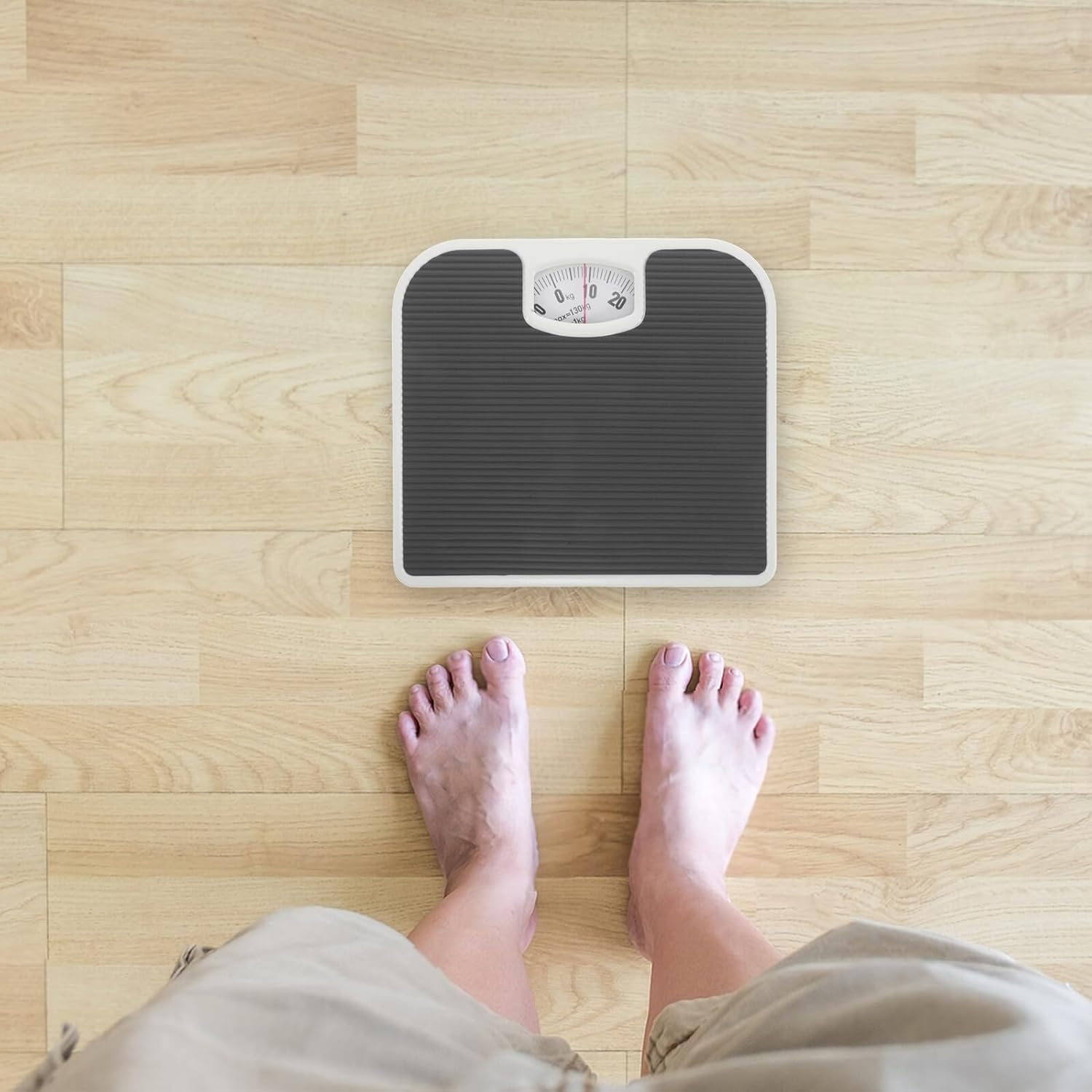 Vaguelly Mechanical Body Weight Scale Accurate Analog Bathroom Scale Health Monitoring Tool for Home and Office Use Read Display for Precise Weighing