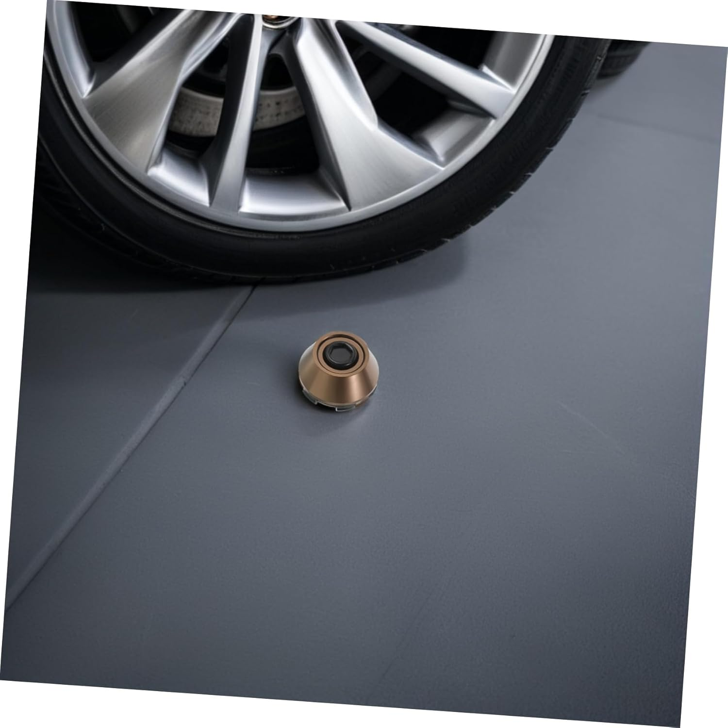 INOOMP Aluminum Alloy Wheel Hubcaps Center Cover for Racing Cars Hub Protector Easy Install Car Wheel Center Cap Accessory