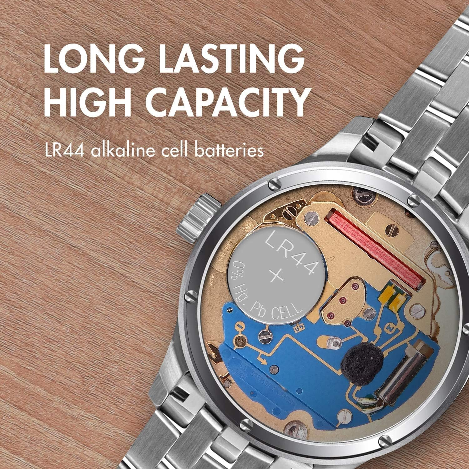 30PC LR44 High Capacity AG13 357 303 SR44 Battery Premium Alkaline Battery 1.5V Button Coin Cell Batteries image number 2