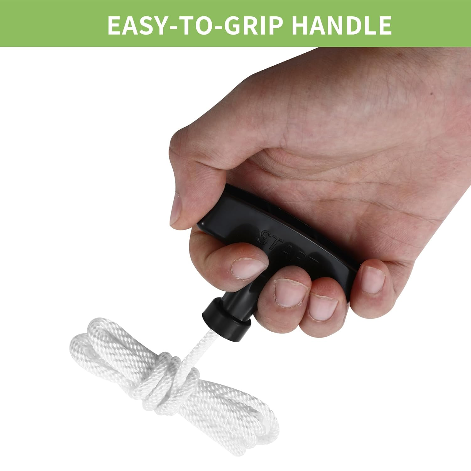 4-Pack Pull Cord 3.9 Ft with Recoil Starter Handle, 4.0Mm Pull Start Rope Fit for Honda GX160 GX200 GX240 GX270 GX340 GX390, Pull Starter for Lawn Mower, String Trimmer, Generators, Small Engines image number 1