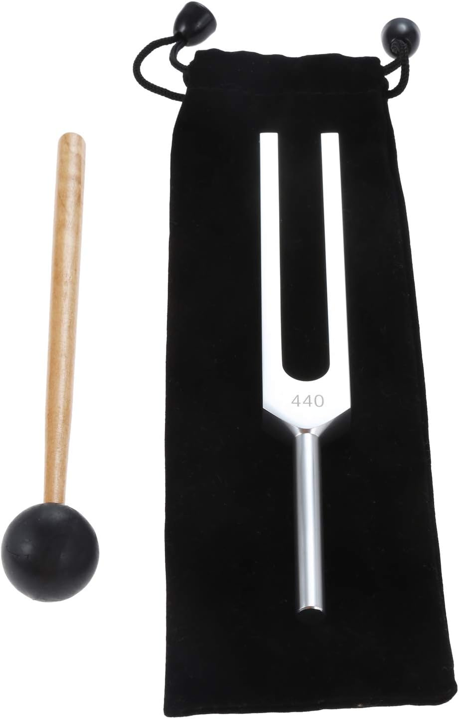 DRELD 440 Hz Tuning Fork, A440Hz Tuning Fork with Silicone Hammer Bag for Violin Guitar Tuner Instrument, DNA Repair Healing, Sound Therapy, Perfect Healing, Balancing, Healers, Vibration