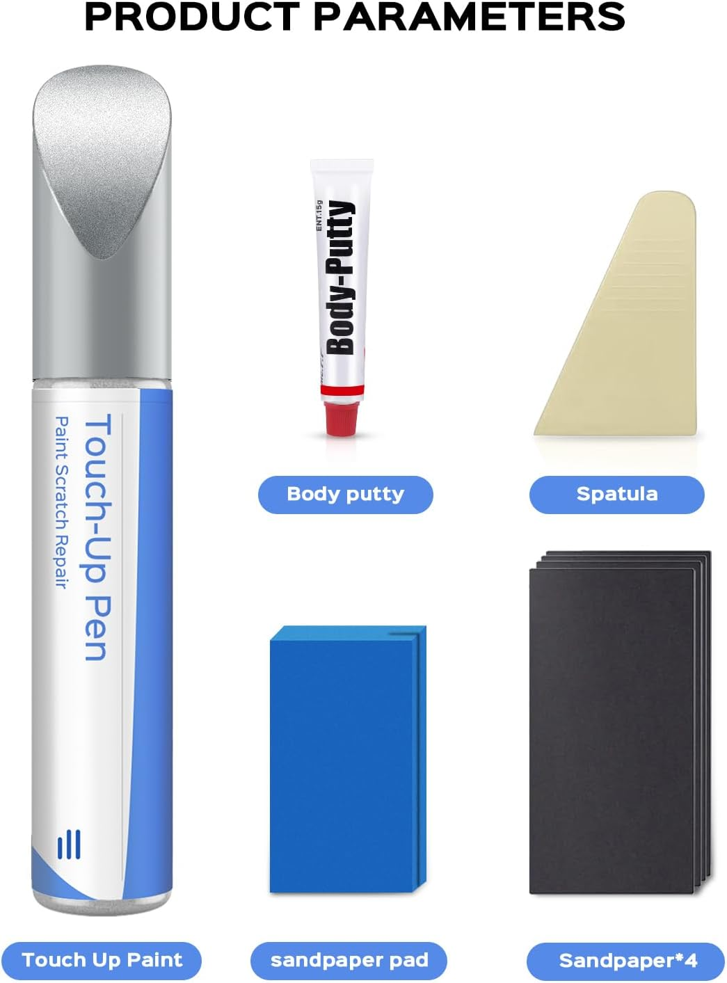 Crystal White Pearl Tricoat(707) Touch up Paint Repair Kit Compatible with Volvo - DIY Kit Exactly Matches Chips and Nicks image number 2