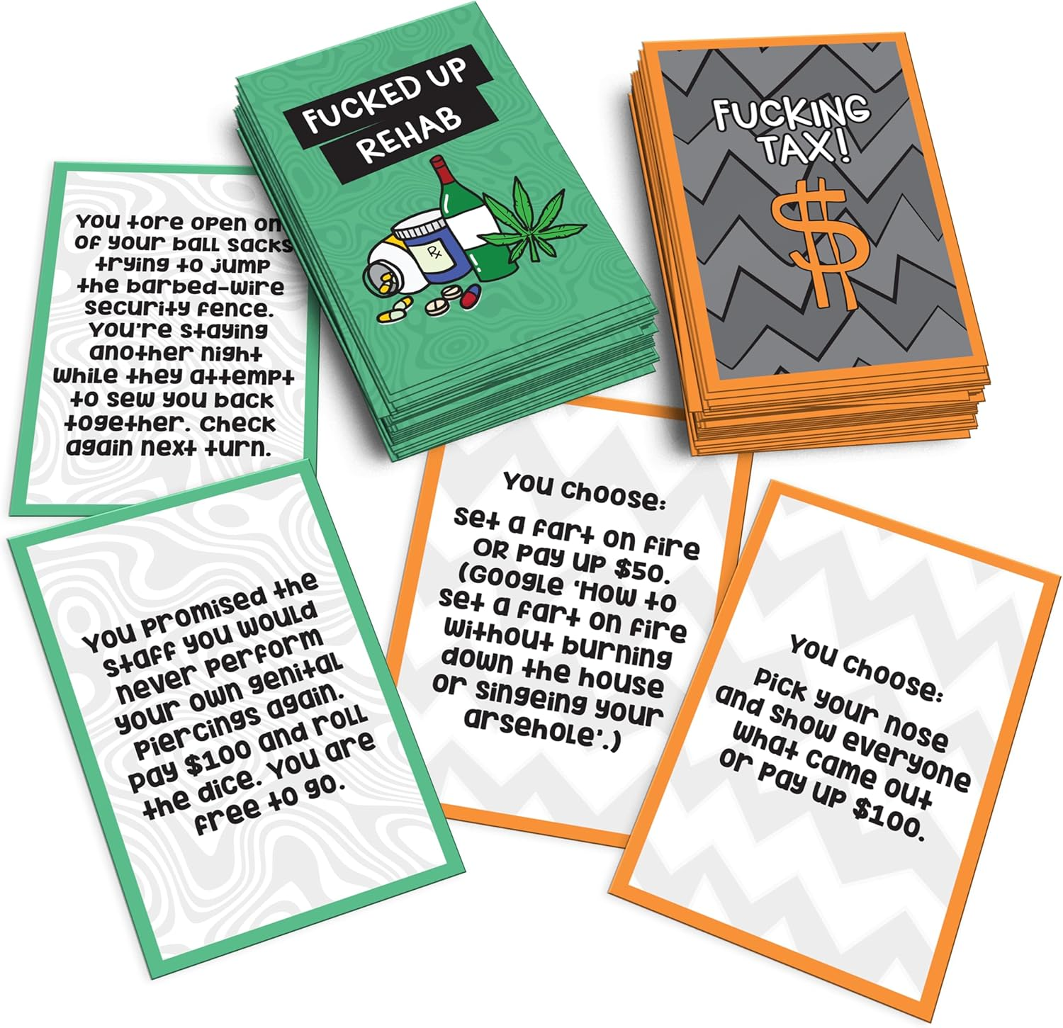 Imagination Gaming | F***KED up Opoly Even More F***KED up | Outrageous Adult Party Board Game | Inappropriate Humor Game for Adults | Game Night Chaos Included | 2&ndash;6 Players | 18+ image number 6