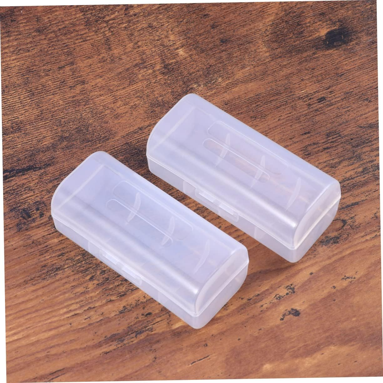 Jojofuny Practical 26650 Battery Storage Hard Case Battery Box for 2X 26650 Batteries Rolled Battery Prevention Eco-Conscious image number 1