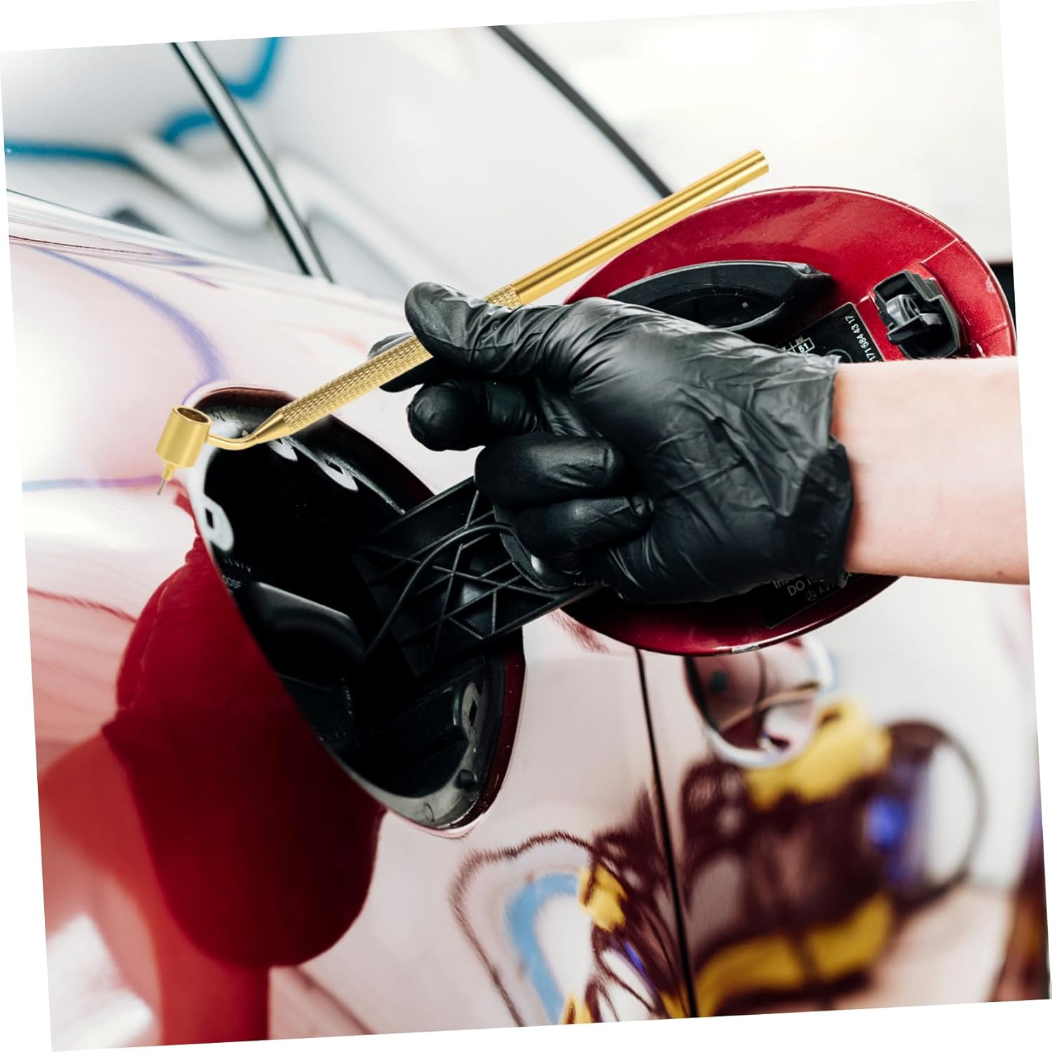 OSALADI 2Pcs Touch-Up Paint Pen Fine Tip Car Scratch Repair Detailing Paint Applicator Pen image number 3