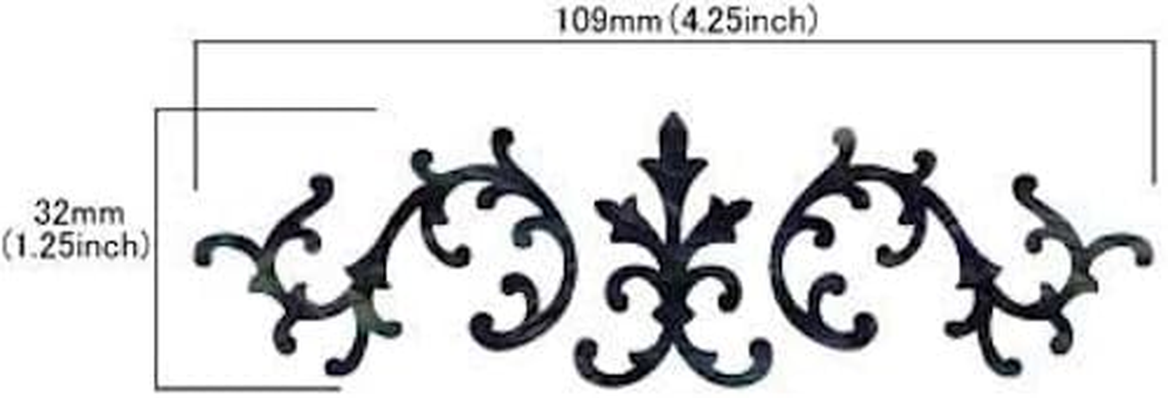 Inlaystickers for Guitars & Bass - SRV Vines (Stevie Ray Vaughan) - White Pearl image number 5