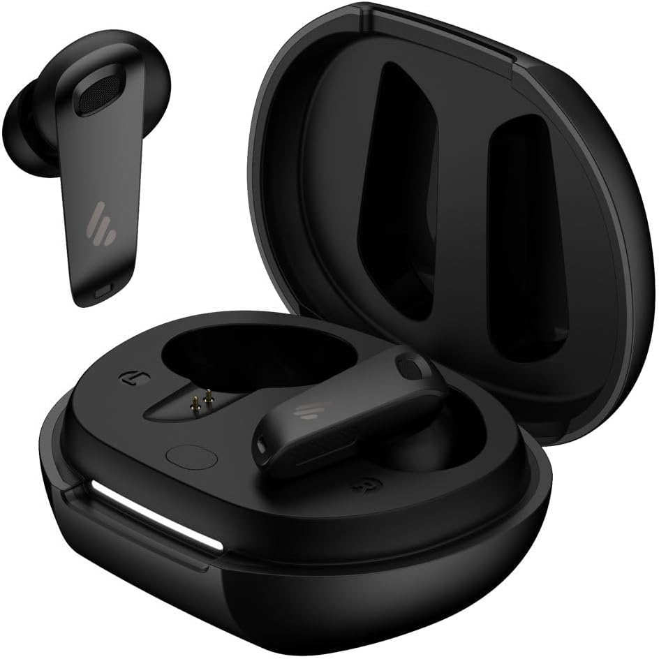 Edifier Neobuds Plus-48Db Active Noise Cancelling Earbuds, Balanced Armature and 10Mm Dynamic Driver, Hi-Res Sound, LHDC, LDAC, AI Clear Calls with 6 Mics, Wireless Charging, Bluetooth 5.4 - Starlight