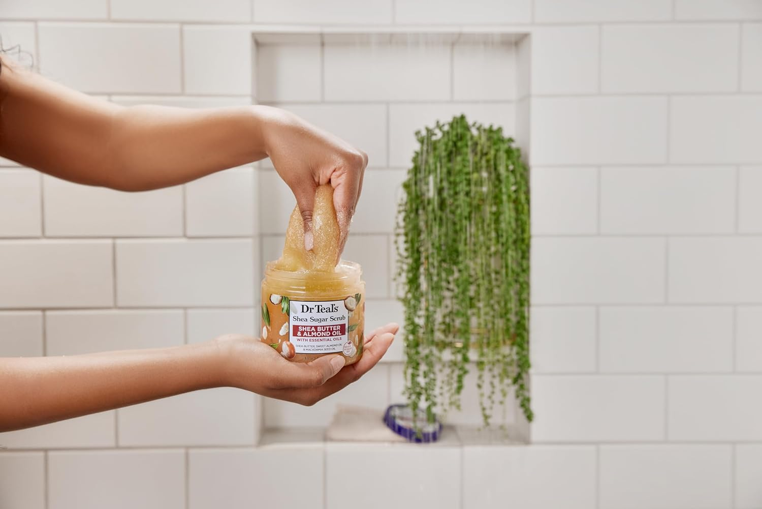 Dr. Teal'S Shea Sugar Scrub Shea Butter & Almond Oil 19 Ounce Jar image number 3