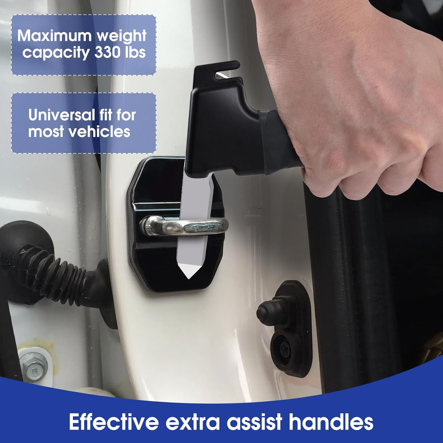 Elderly Automobile Assist Handles, Portable Vehicle Support Handles, Seat Belt Cutters, Window Breakers; for All Vehicles image number 2