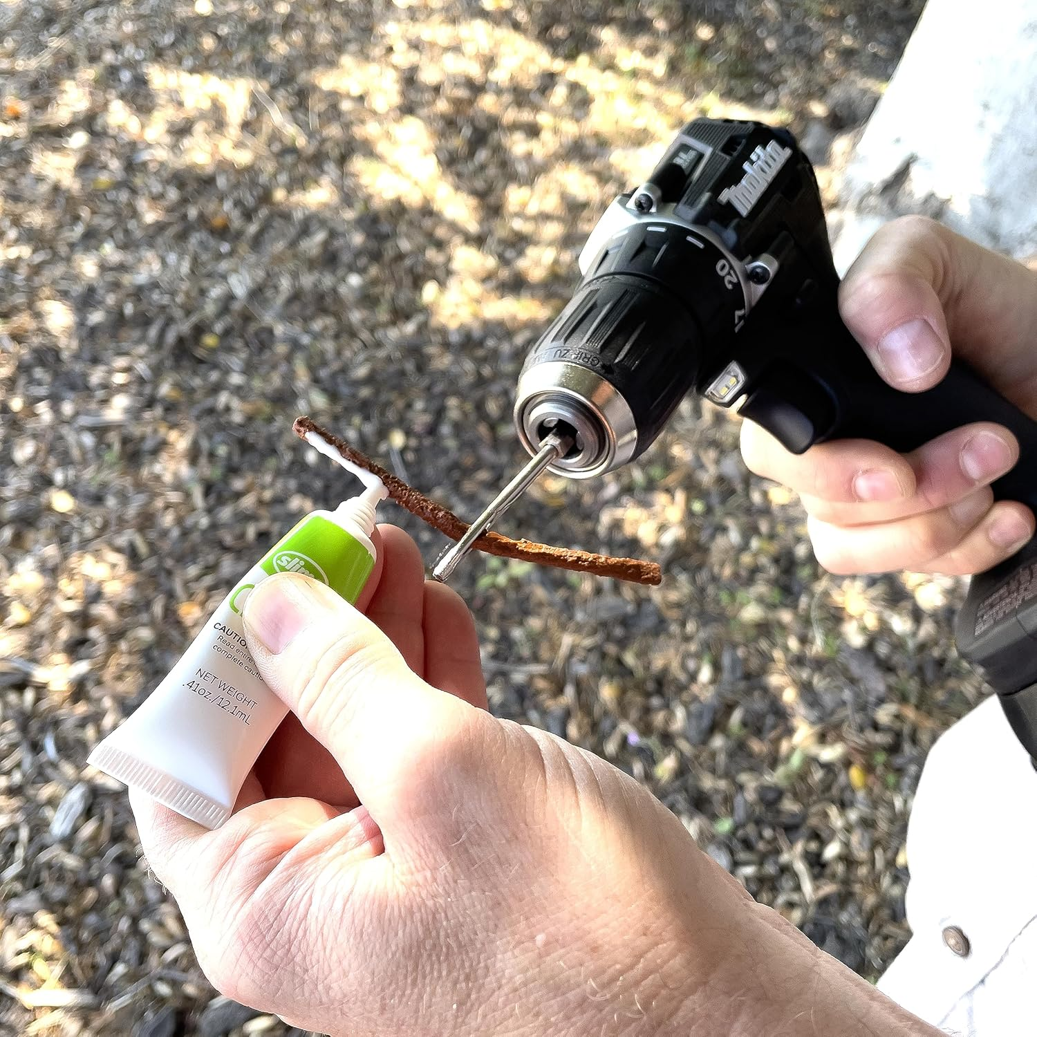 Slime 20502-51 Tyre Seal Plug Drill Bit Set Fits All Drills Easiest Tyre Plug Option (9 Piece Set) image number 3