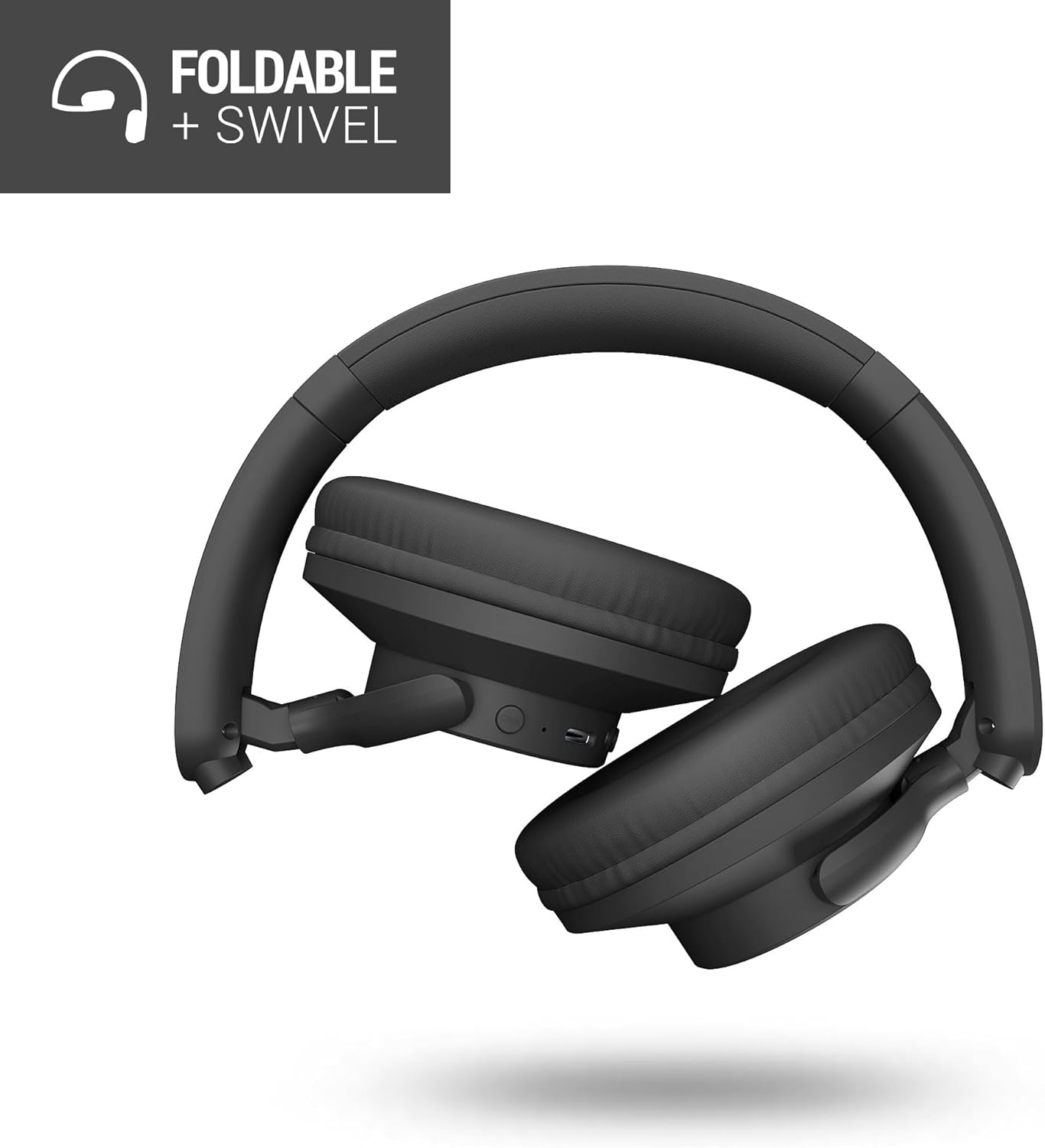 Energy Sistem Radiobeat Bluetooth Headphones (Recycled Plastic GRS, Bluetooth 5.4, 20H Battery, Adjustable Headband, Foldable Design, FM Radio, Micro SD MP3 Player, Voice Assistant) image number 4