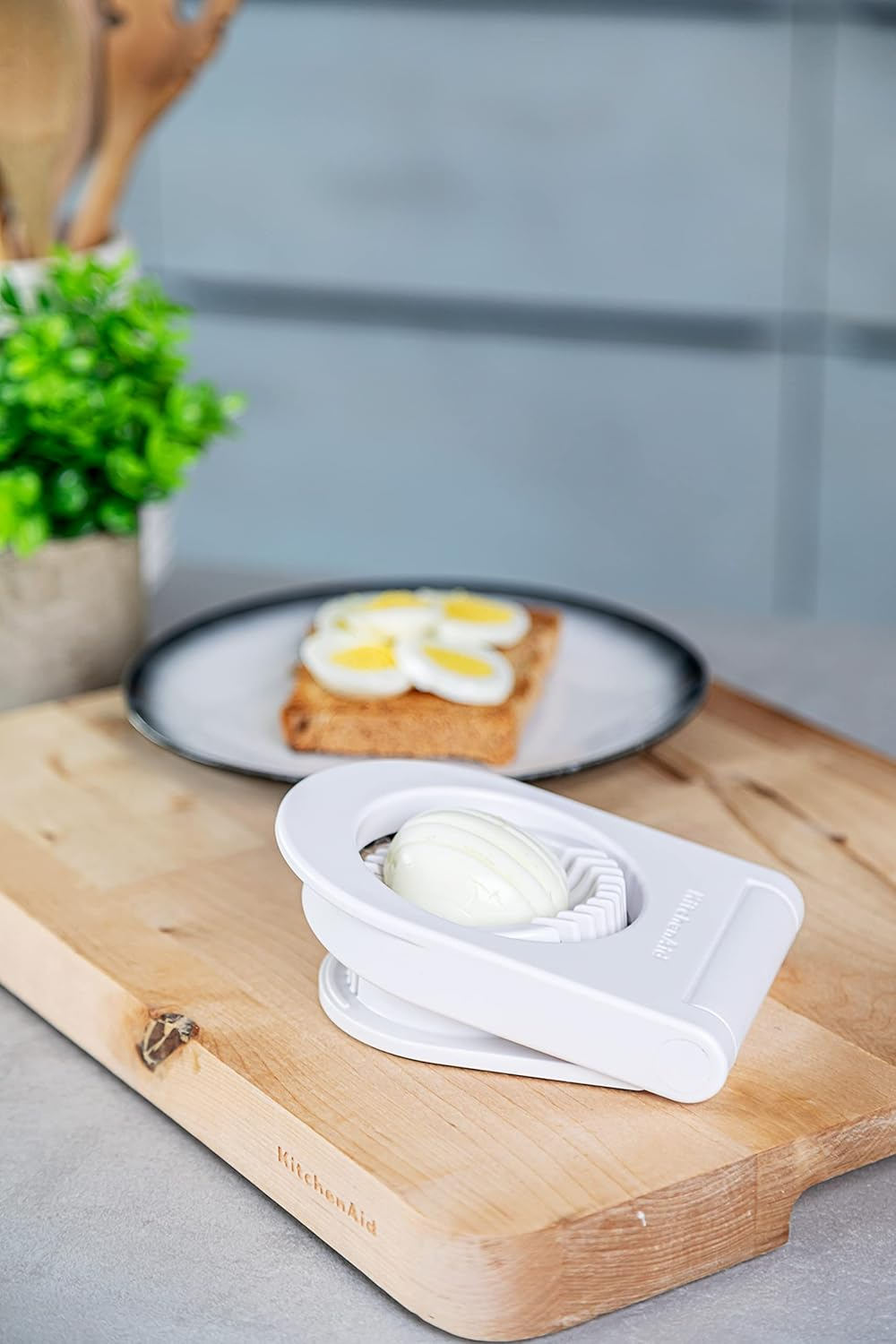 Kitchenaid Stainless Steel Egg Slicer - White image number 6