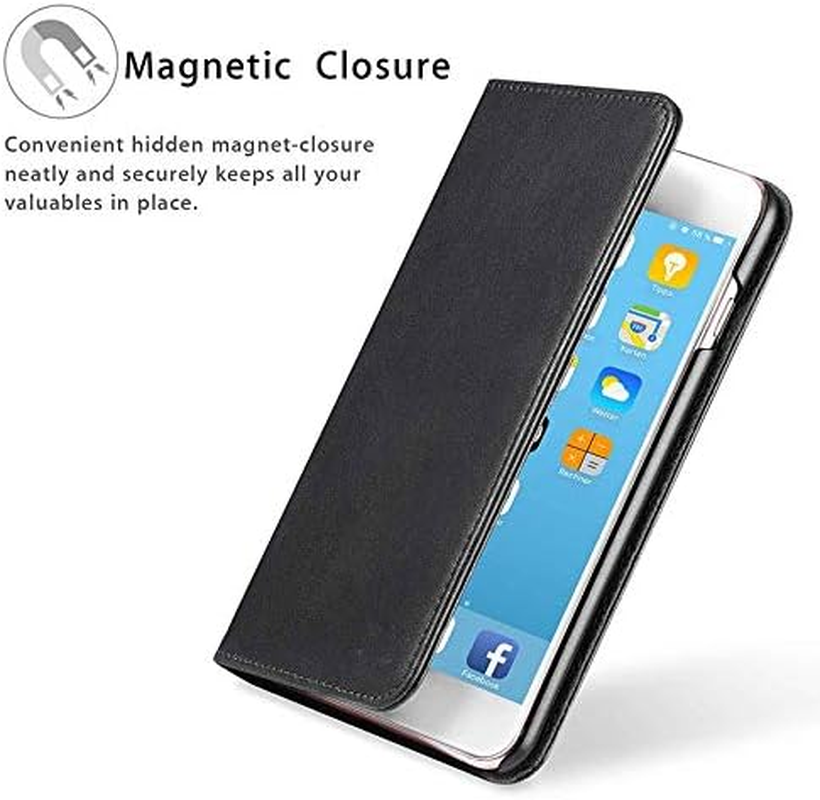 For Nokia X30 5G (6.43 Inch) Case, FORZARMOR Wallet Cover for X30 PU Leather Pockets Shockproof Magnetic Flip Card Holder (Black) image number 1