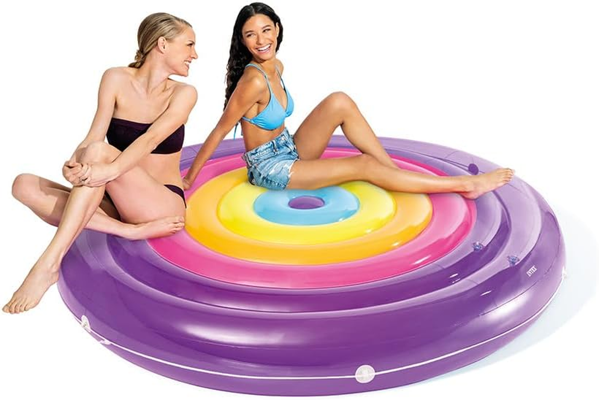 Intex Rainbow Fiesta Island Pool Float image number 3