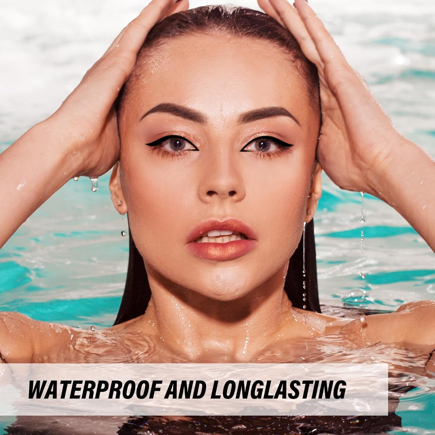 Boobeen Liquid Eyebrow Pen Eyeliner Dual-Ended, 4 Tip Eye Brow Pencil Ink Liner Kit for Matte Eye Makeup, Glides on Smoothly image number 3