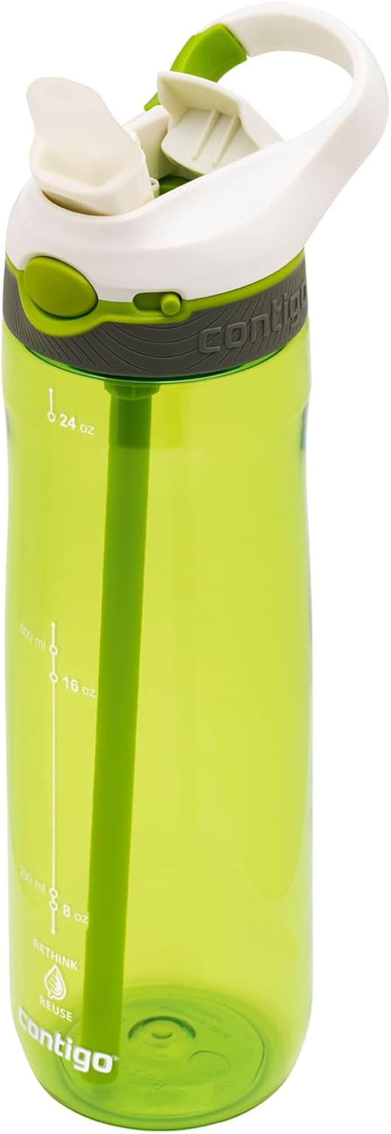 Contigo Cortland Autoseal Water Bottle | Large 720Ml BPA Free Drinking Bottle | Sports Flask | Leakproof Drink Bottle | Ideal for School, Gym, Bike, Running, Hiking
