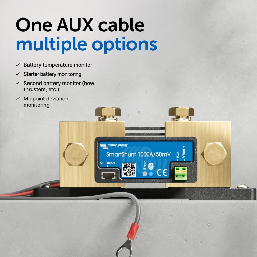 Victron Energy Smartshunt IP65 1000 Amp Battery Monitor (Bluetooth) image number 6