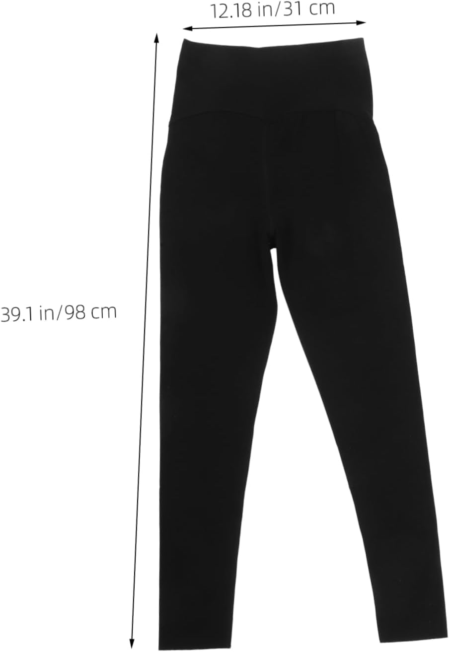Beavorty Maternity Leggings over the Belly for Pregnancy Support Soft Flexible Yoga Pants XL Comfortable Maternity Compression Leggings for Active Women for Yoga Workouts Daily Wear image number 6