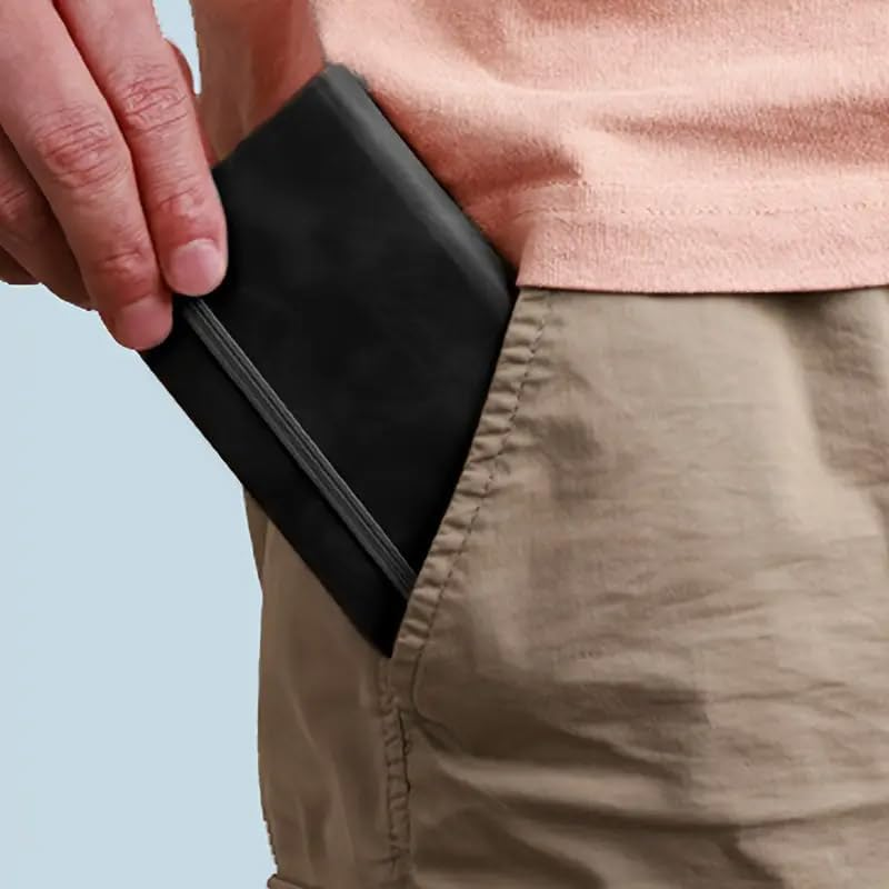 AIMALL A7 Mini Notebook Set with Leather Cover, Waterproof Notepad, Pocket-Sized, Ideal for Travel and Quick Notes