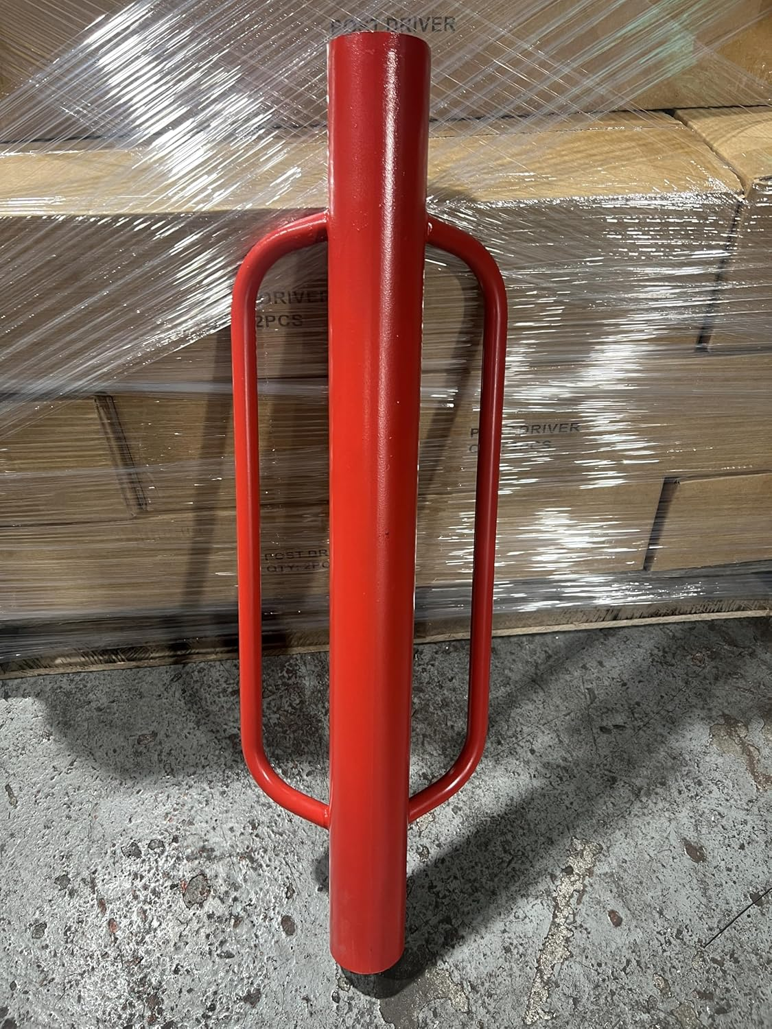 Star Post Driver, Fence Post Driver, 80 Cm Size, Red