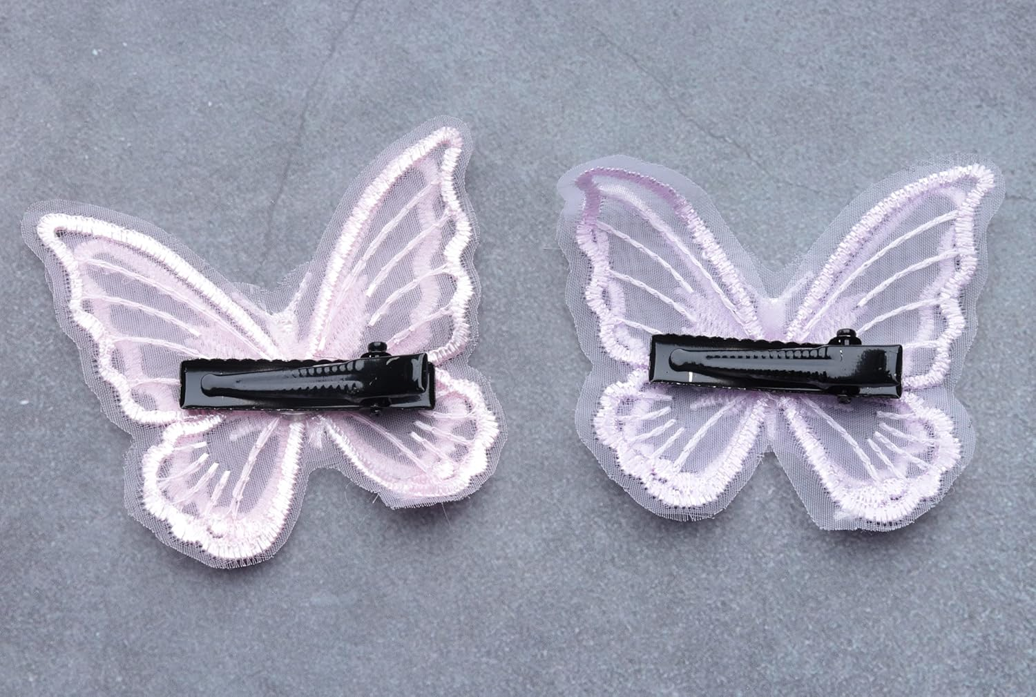 Sowaka 6 Pcs Lace Butterfly Hair Clips Soft Embroidery Flower Hair Decorative Hair Bow Pins for Women Girls Wedding Hair Accessories Halloween Christmas Party D&eacute;cor (Colorful) - Colorful image number 6