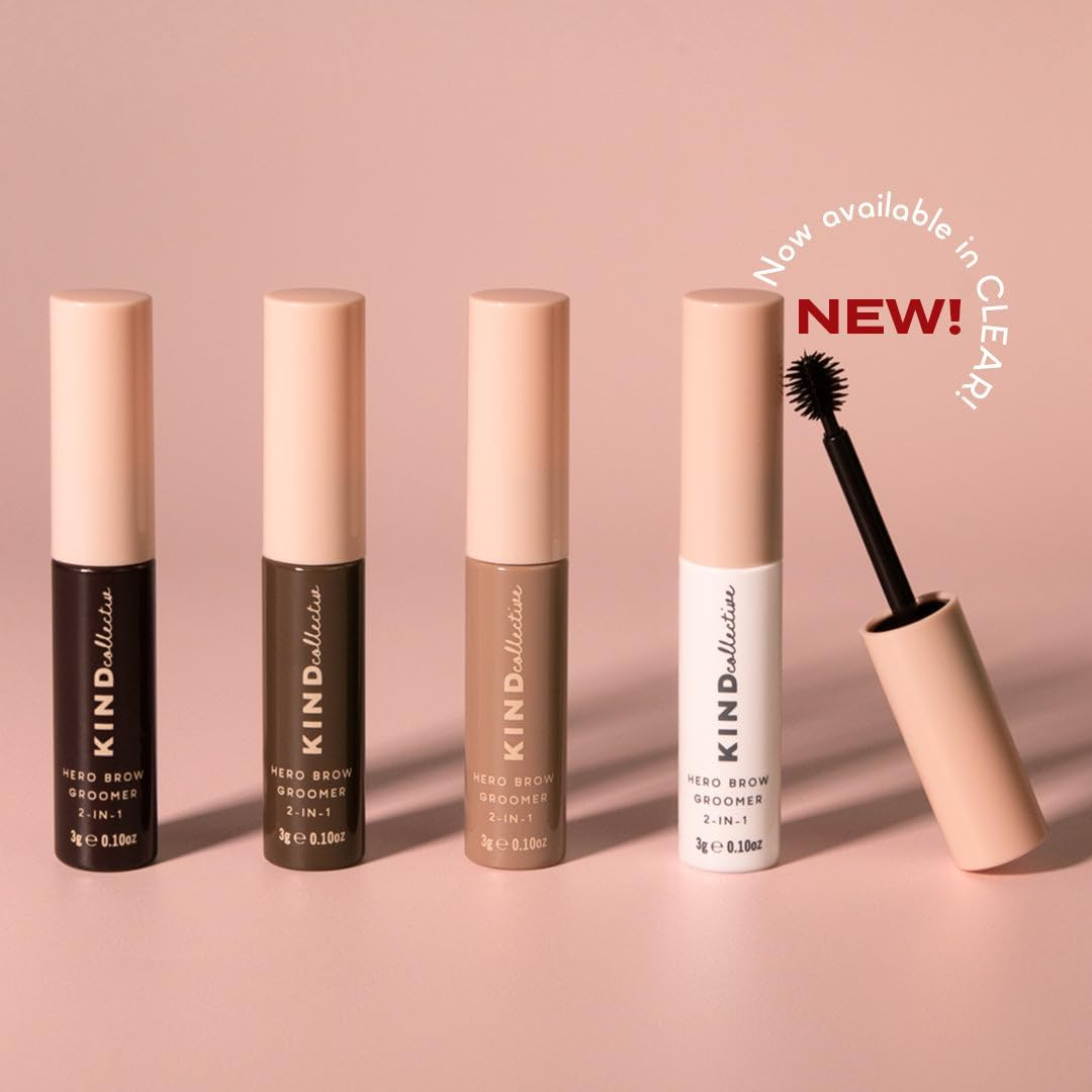 The Kind Collective Hero Brow Groomer 2-In-1 Colour and Treatment 5 G, Medium Brown image number 3