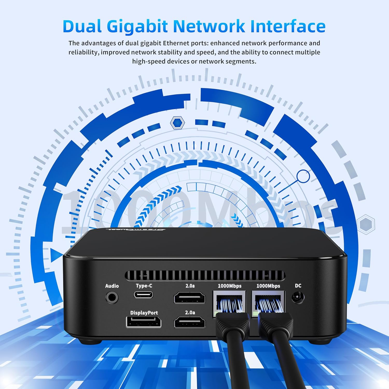 Dreamquest Mini PC Intel Twin Lake N150 (Up to 3.6Ghz) 16GB DDR4 RAM 512GB Pcie M.2 SSD Mini Desktop Computer 4K Uhd/Wifi 5/Usb3.1/Bt5.0/Micro PC for Home & Business image number 3